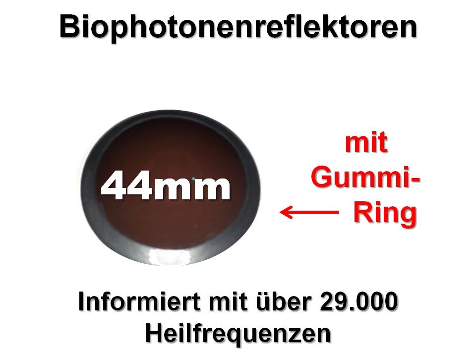 Bild 1 von Biophotonenreflektor /  Photonenspiegel / Cellupdater mit Gummiring Durchmesser 44mm