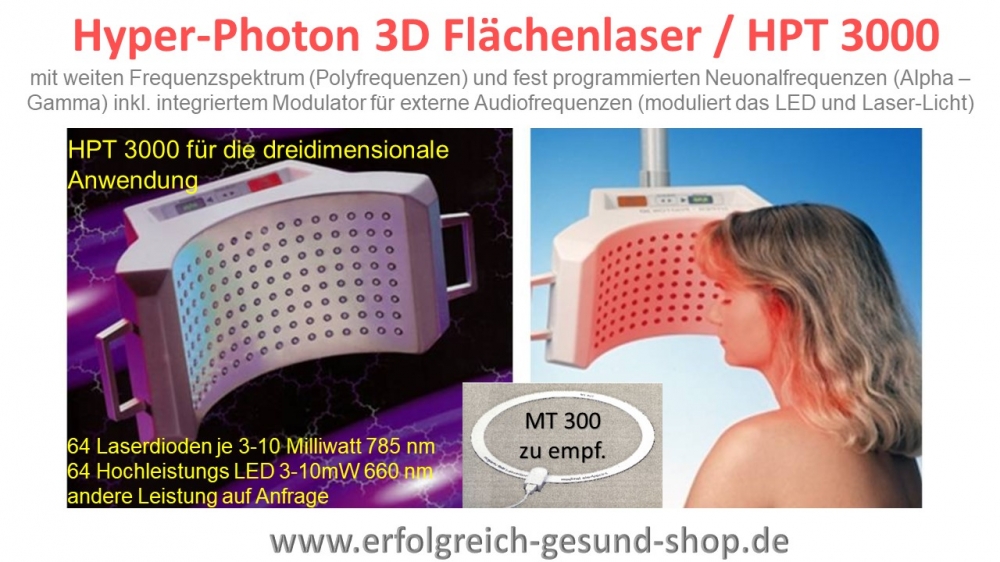 Bild 1 von HPT 3000 / Flächenlaser Hyper Photon 3D das ORIGINAL von Dieter Jossner, Medical Electronics