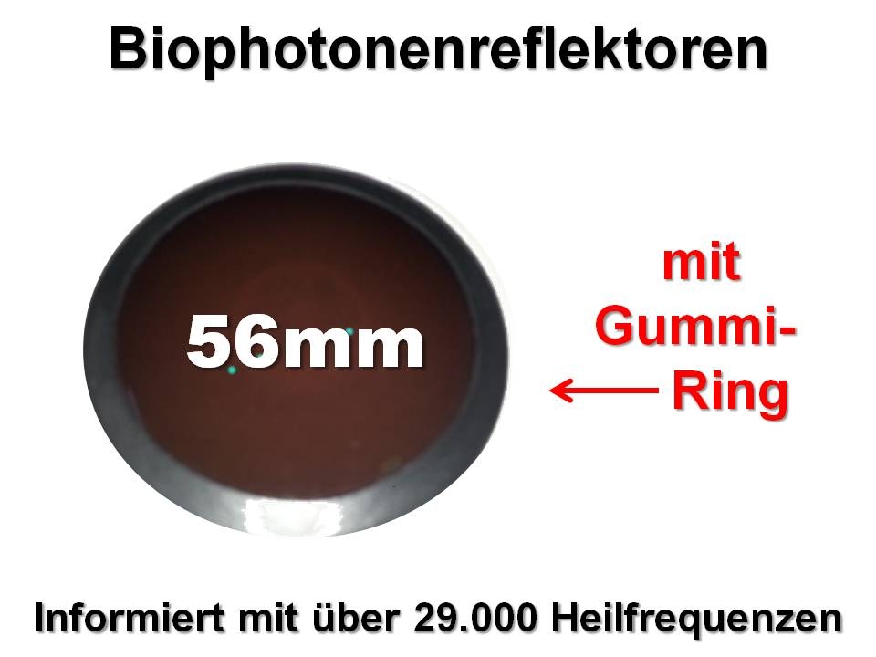 Bild 1 von Biophotonenreflektor /  Photonenspiegel / Cellupdater mit Gummiring Durchmesser 56mm 