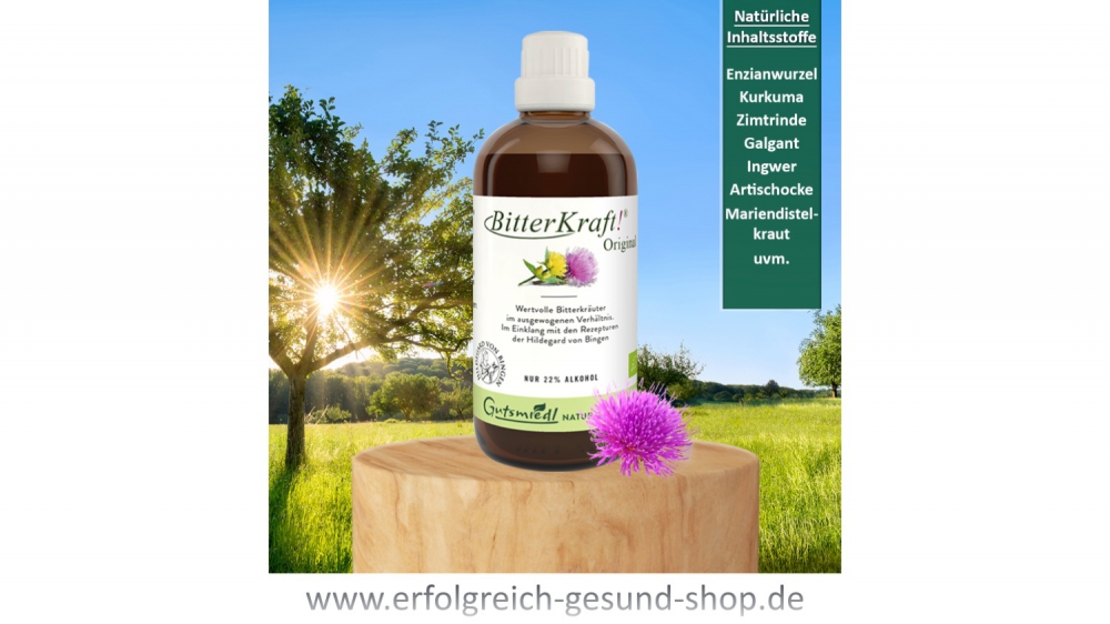 Bild 1 von 100 ml BitterKraft! Original - BIO, in Anlehnung an Hildegard von Bingen