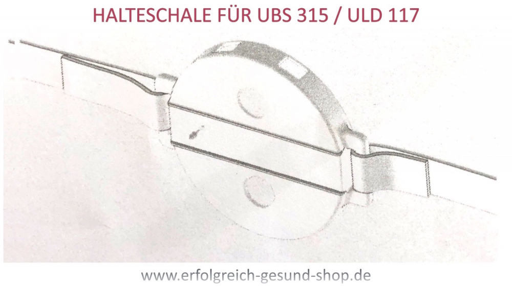 Bild 1 von Halteschale Mobil für UBS 315 / ULD 117 von Dieter Jossner, Medical Electronics
