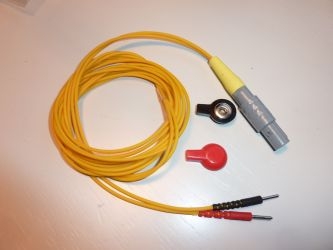 Bild 1 von Elektrodenkabel / Kabel für Clinic-Master und Vital-Master / Power2Cell  / (Gerät / Farbe) Cellpard micro / gelb Typ A (ohne Clip)