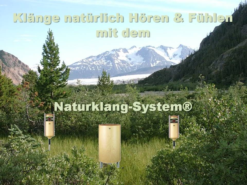 Bild 1 von Natur - Klang - System - Sunray Farbe: weiß - Naturklangsystem Naturschallwandler