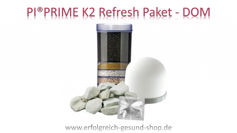 Bild 1 von MAUNAWAI® Pi®PRIME K2 Refresh Paket - bei weichem Wasser  / (Keramikfilter) Dom