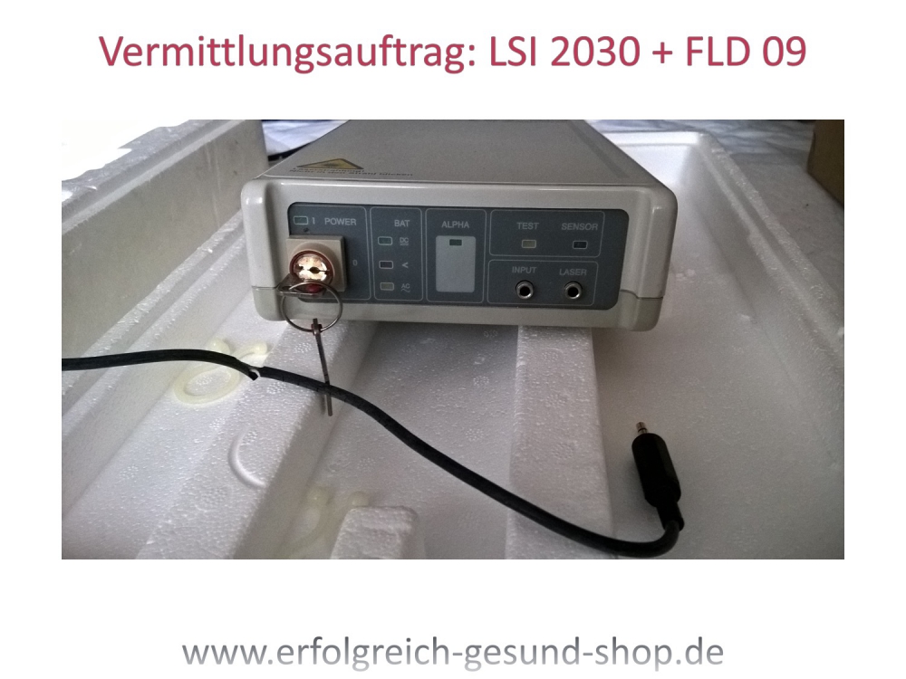 Bild 1 von Vermittlungsauftrag: LSI 2030 & FLD 09 (gebraucht) von Dieter Jossner, medical electronics