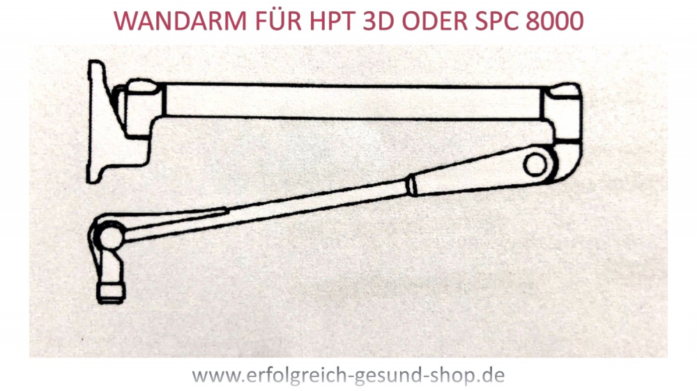 Bild 1 von HPT 3000 / Flächenlaser Hyper Photon 3D das ORIGINAL von Dieter Jossner, Medical Electronics  / (Option 1:) mit original Wandhalter / Schwenkarm m. E-Anschluss / (Option 2:) mit MT 300 Induktionssystem