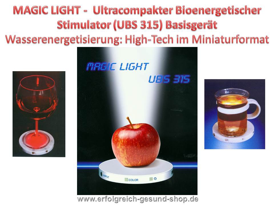 Bild 1 von Ultracompact Bioenergetic Stimulator UBS 315  High-Tech Wasserenergetisierung in Miniformat Jossner