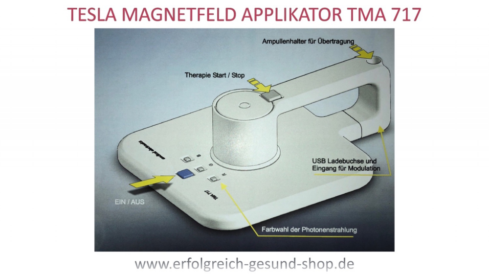 Bild 1 von Tesla Magnetfeld Applikator TMA 717 von Dieter Jossner, Medical Electronics