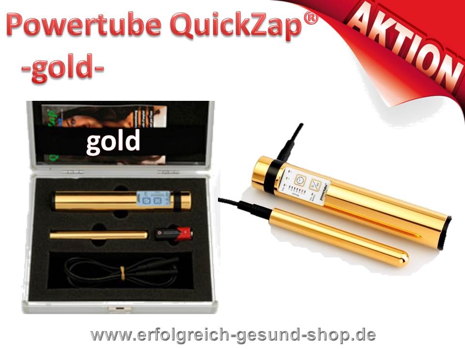 Bild 1 von PowerTube (gold) -  QuickZap,  Zapper Tensgerät - Martin Frischknecht  / (Option) ohne Anwender DVD