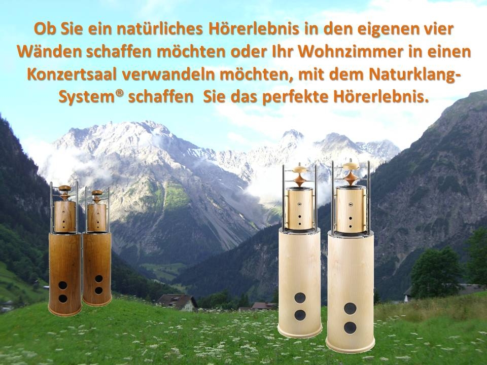 Bild 1 von Natur - Klang - System - Eternita Farbe: ahorn - Naturklangsystem Naturschallwandler