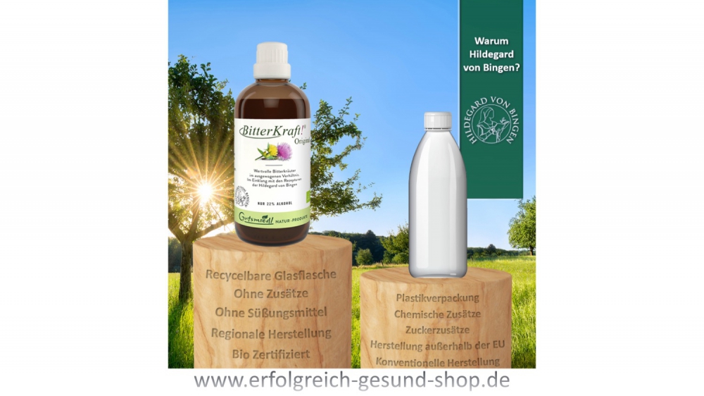 Bild 1 von 100 ml BitterKraft! Original - BIO, in Anlehnung an Hildegard von Bingen