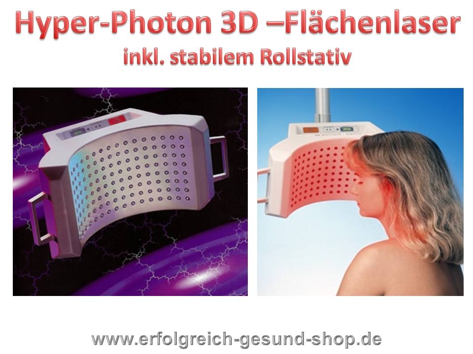 Bild 1 von HPT 3000 / Flächenlaser Hyper Photon 3D das ORIGINAL von Dieter Jossner, Medical Electronics  / (Option 1:) mit original Wandhalter / Schwenkarm m. E-Anschluss / (Option 2:) mit MT 300 Induktionssystem