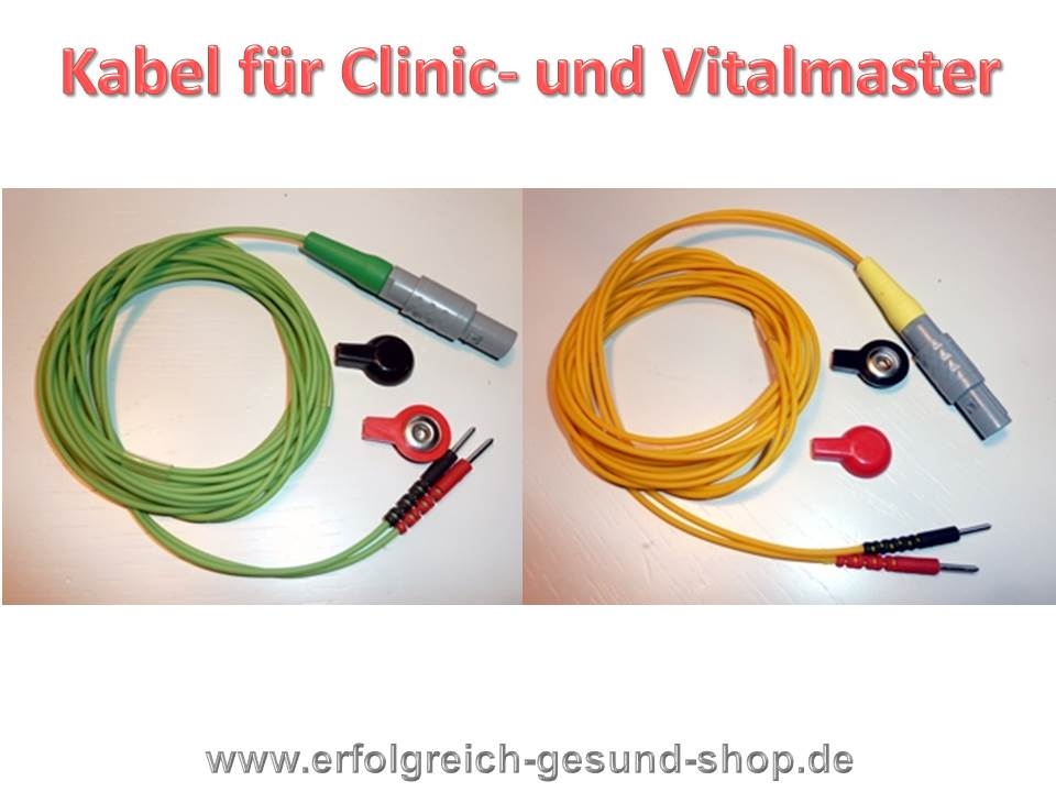 Bild 1 von Elektrodenkabel / Kabel für Clinic-Master und Vital-Master  / (Gerät / Farbe) CM+VM / blau (nicht für den medizinischen Gebrauch)