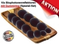 Bild 2 von 10x Biophotonenreflektor /  Photonenspiegel / Cellupdater mit Gummiring 6x 66mm, 2x 56mm u. 2 x44mm  / (Variante) Ohne Ablageschale