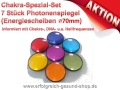 Bild 2 von Chakra Spezial Profi Photonenspiegel 70mm in diversen Farben Biophotonenreflektoren Chakra-Updater  / (Variante) Set 7 Farben