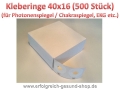 Bild 1 von Klebepads 40x16 500St. Kleberinge für Biophotonenreflektor Cellupdater  Filter  Cellspiegel Redater