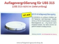 Auflagenvergrößerung/Adapterring DLA 06 für UBS 315 von Dieter Jossner, Medical Eletronics
