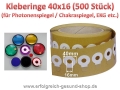 Bild 4 von Klebepads (500 Kleberinge) für Biophotonenreflektor / Cellupdater / Filter / Cellspiegel / Redater