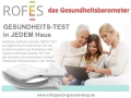 Bild 1 von ROFES - das Gesundheitsbarometer - für den schnellen und einfachen Test - zu Hause und unterwegs