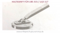 Haltegriff Portabel für UBS 315 / ULD 117 von Dieter Jossner, Medical Electronics